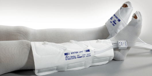 Calf and Foot cuff application image